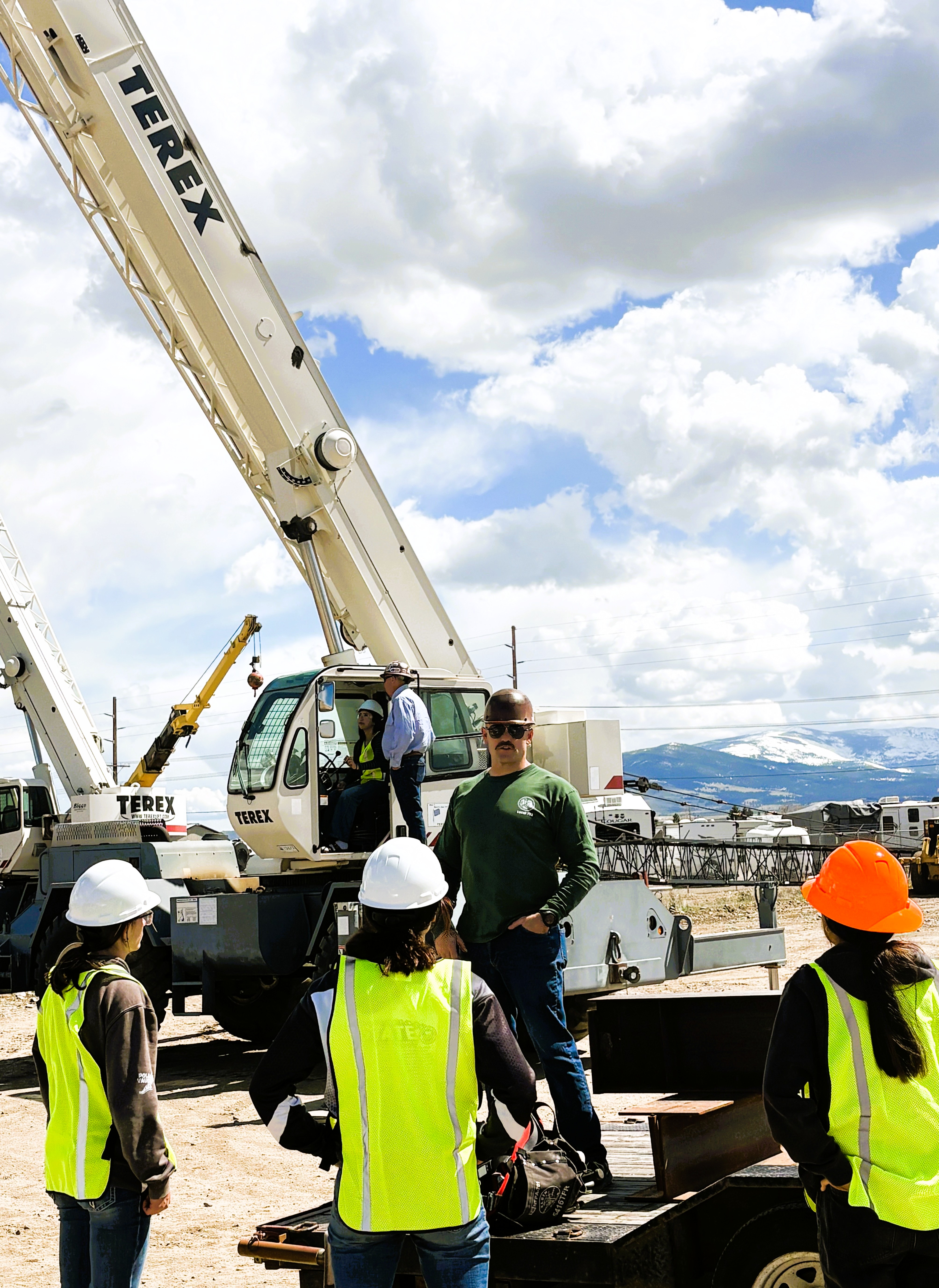 Worksite tour at Dick Anderson Construction